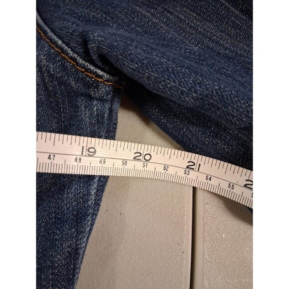 Gap Stretch Womens Denim Jacket Size L Blue Cotton Blend Casual Classic Style - Picture 5 of 7